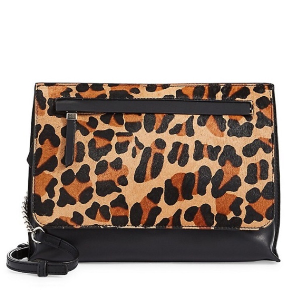 SFW Convertible Crossbody Bag NWT in Leopard Print and Black